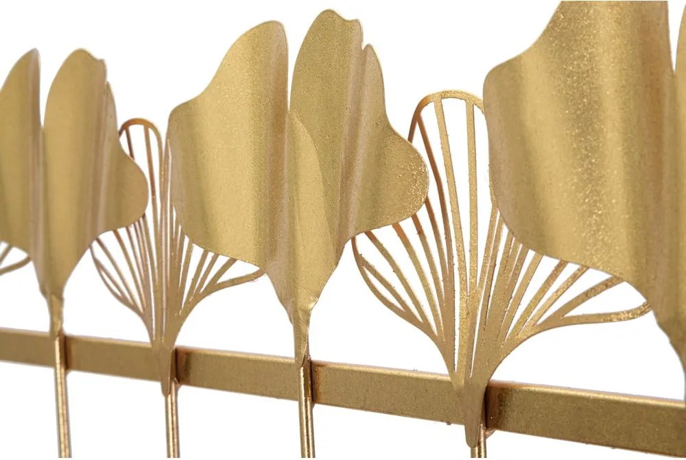 Cuier de perete Mauro Ferretti Leaves, auriu