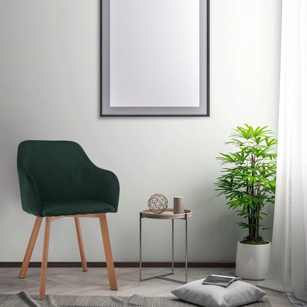 Zondo Scaun de sufragerie Talira (verde + fag). 809575