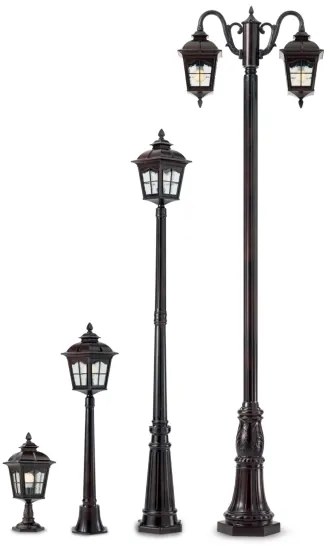 Lampă de exterior Redo YORK 9652, 1xE27/70W/230V, IP44, maro
