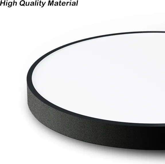 Plafonieră LED dimabilă Brilagi POOL SMART LED/48W/230V 40 cm Wi-Fi Tuya negru + telecomandă