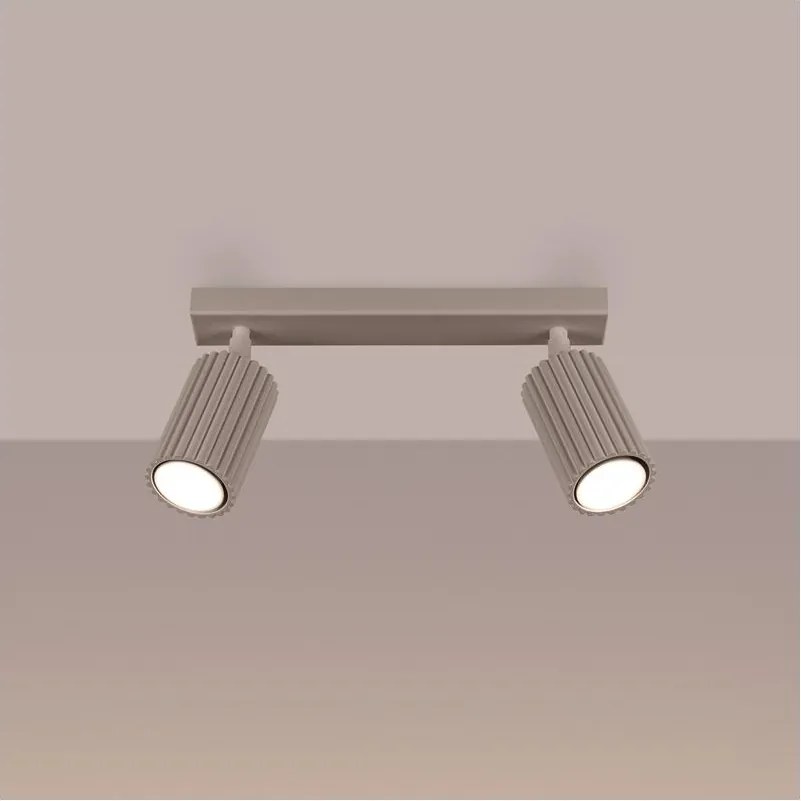 Brilagi - Spot LED CRESTO, 2x GU10, 10W, 230V, taupe