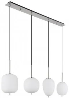 Suspensie moderna 4 becuri E14 Blacky 15345-4NO Globo