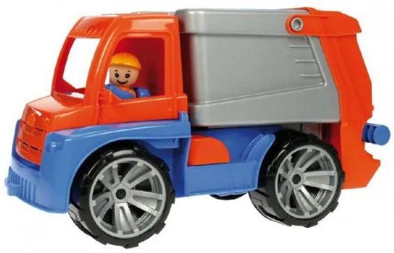 Camion de gunoi Truxx cu figura de plastic 29cm 24luni