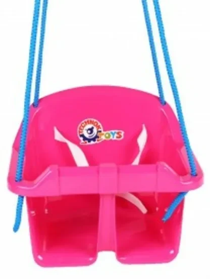 Leagăn Baby plastic roz capacitate de incarcare 20kg 36x30x29cm 24m+