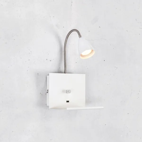 Aplică dimabilă cu USB LOGI 1xGU10/7W/230V Markslöjd 107140