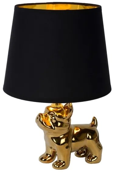 Lucide 13533/81/10 - Lampă de masă WINSTON 1xE14/40W/230V auriu/negru