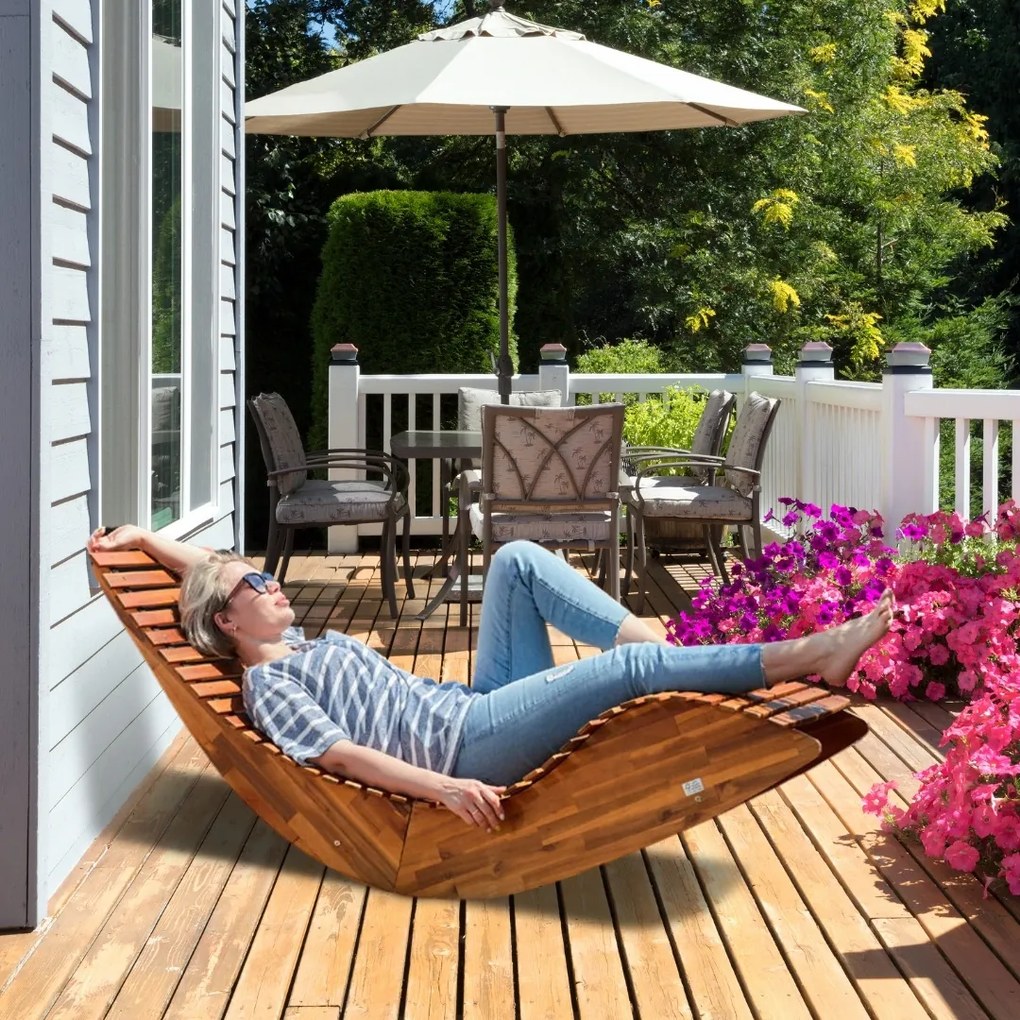 Leagăn BALI,155x60x93cm, maro natural Casaria