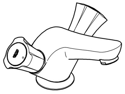 GROHE 21390001 - Baterie pentru lavoar COSTA L DN 15, crom lucios