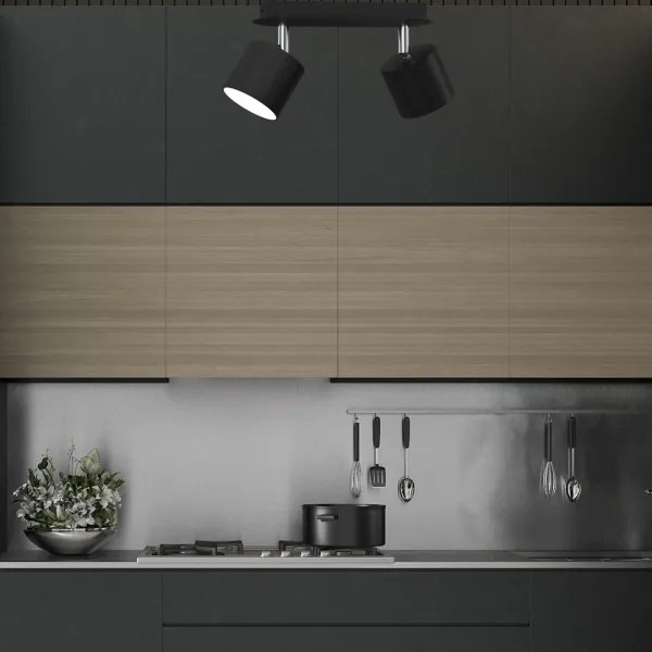 Spot DIXIE 2xGX53/11W/230V negru