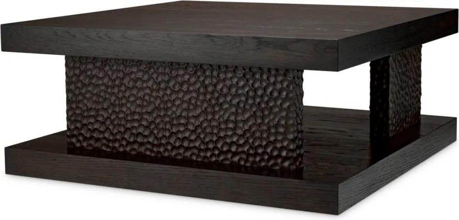 Masuta de cafea design LUX Bravon, Ebony oak veneer