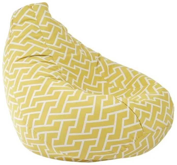 Fotoliu Nirvana Hobbit Pufrelax, Material Textil - Zippity Yellow