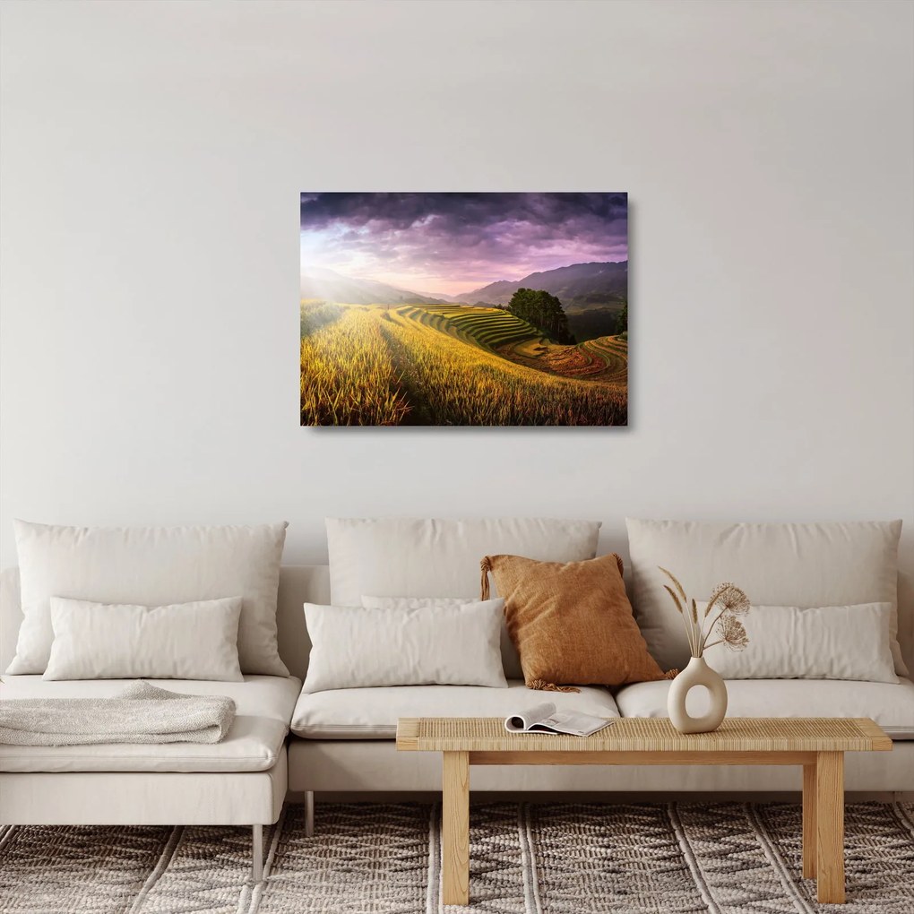 Tablou pe sticlă peisajului (70x50 cm)