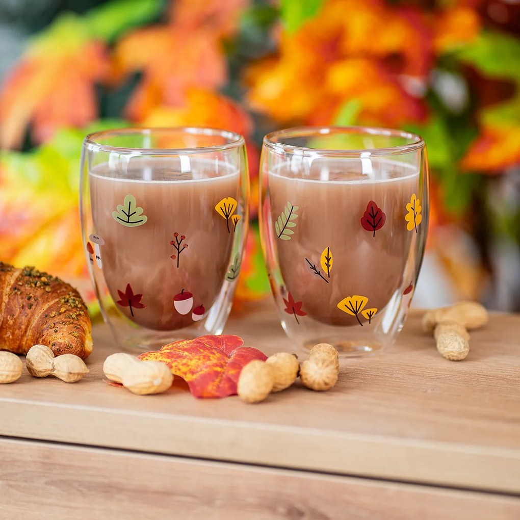 Pahare termo 4Home Autumn Hot&Cool 350 ml, 2buc.