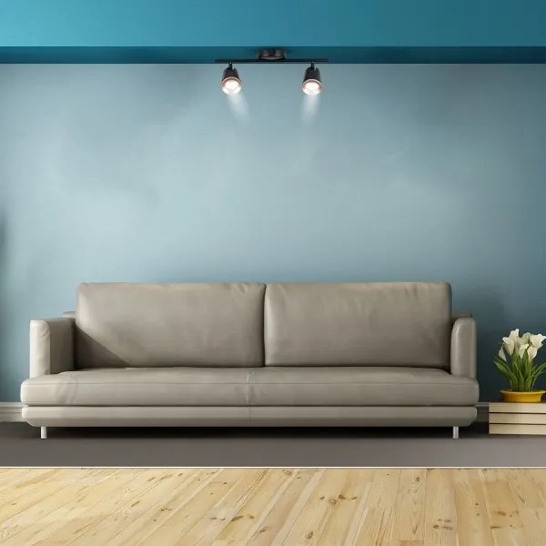 Spot LED 2xLED/5W/230V 3000K negru