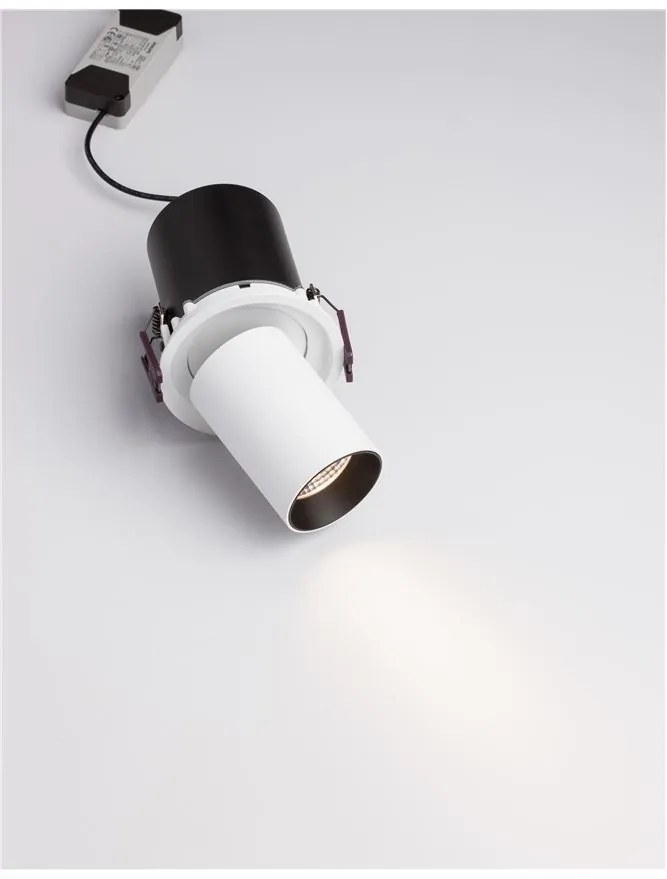 Spot LED incastrabil ajustabil design modern PIN alb