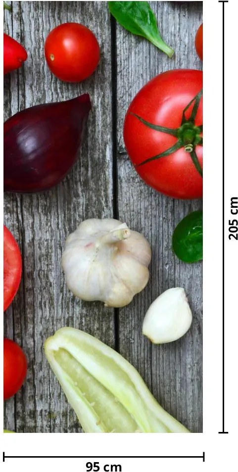 Fototapet pentru ușă - Legume (95x205cm)