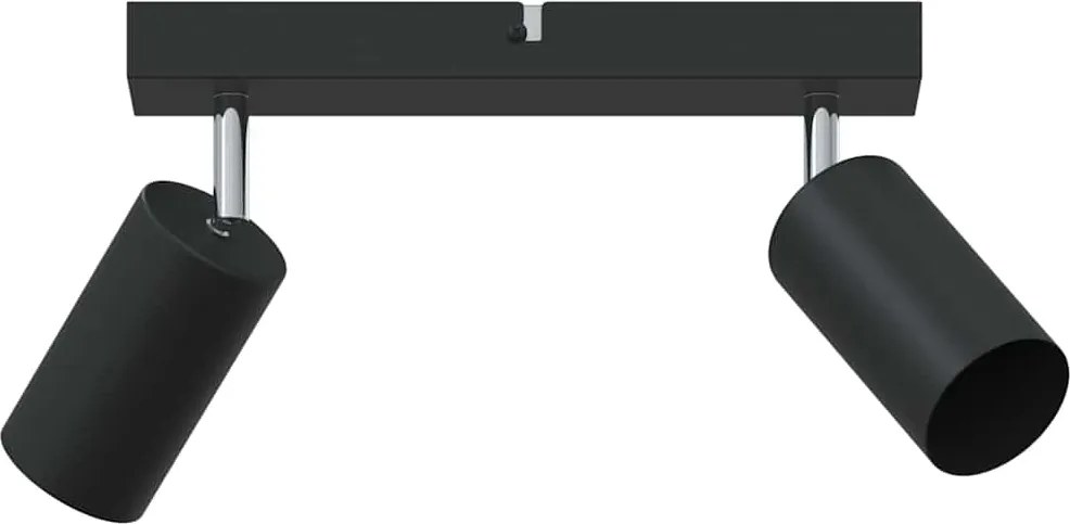 vidaXL Spot de tavan Negru 26 x 6 x 16 cm Metal