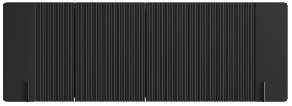 Comodă Malmi 200 cm suspendată - negru mat / negru