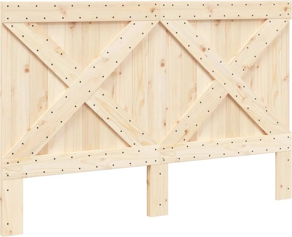 vidaXL Tăblie de pat, 160x104 cm, lemn masiv de pin