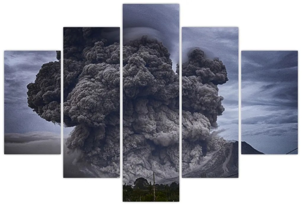 Tablou - Erupție vulcanică (150x105 cm)