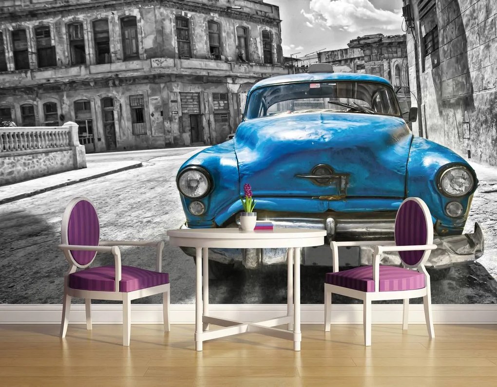 Fototapet - Mașină Vintage Cubaneză (254x184 cm)