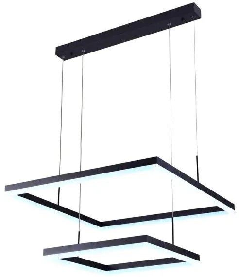 Lustră LED dimabilă pe cablu LED/90W/230V 3000-6500K + telecomandă