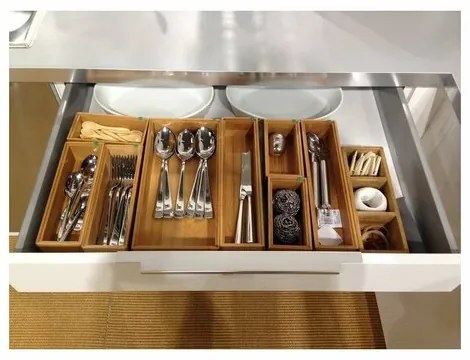 Compactor Organizator depozitare Bamboo Box XL, 30 x 7,5 x 6,5 cm, XL