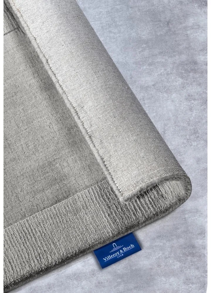 Covor tip traversă gri țesut manual din lână 80x250 cm Charlotte – Villeroy&Boch