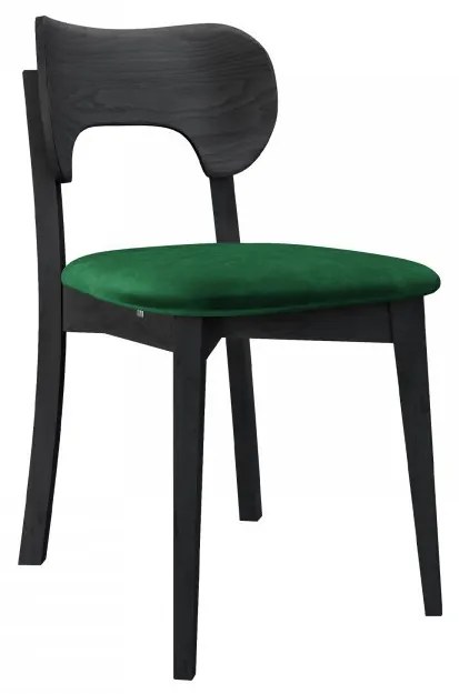 Scaun sufragerie KD 64 (Negru + smaragd) . 1103465