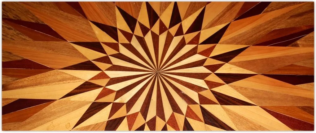 Tablou - Colaj din lemn (120x50 cm)