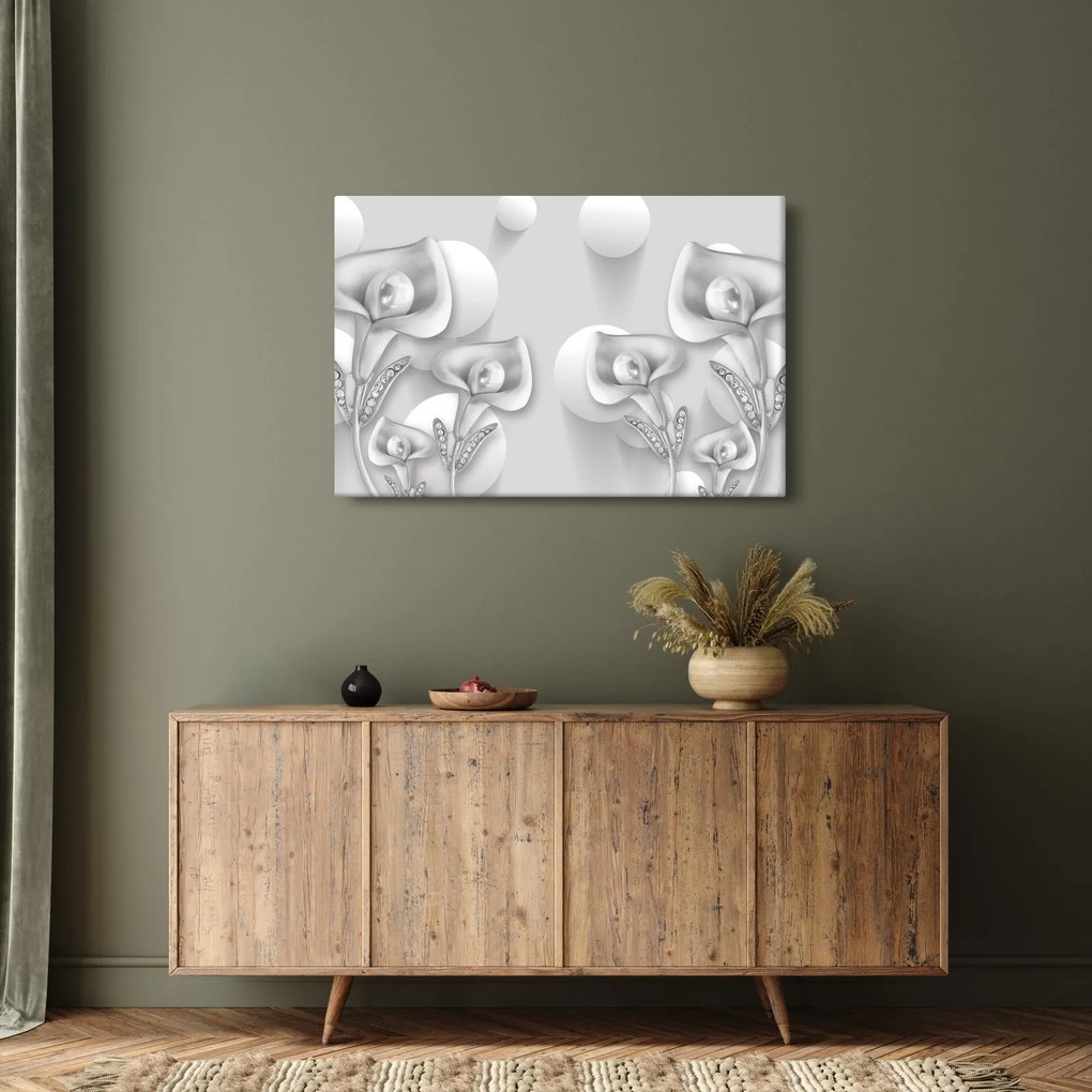 Tablou -Design flori (90x60 cm)