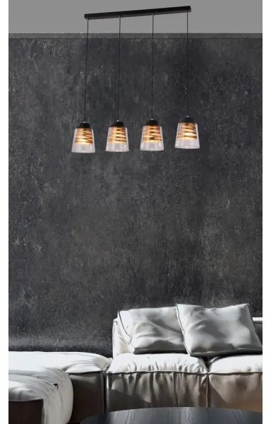 Lustră aplicată FRESNO 4xE27/60W/230V