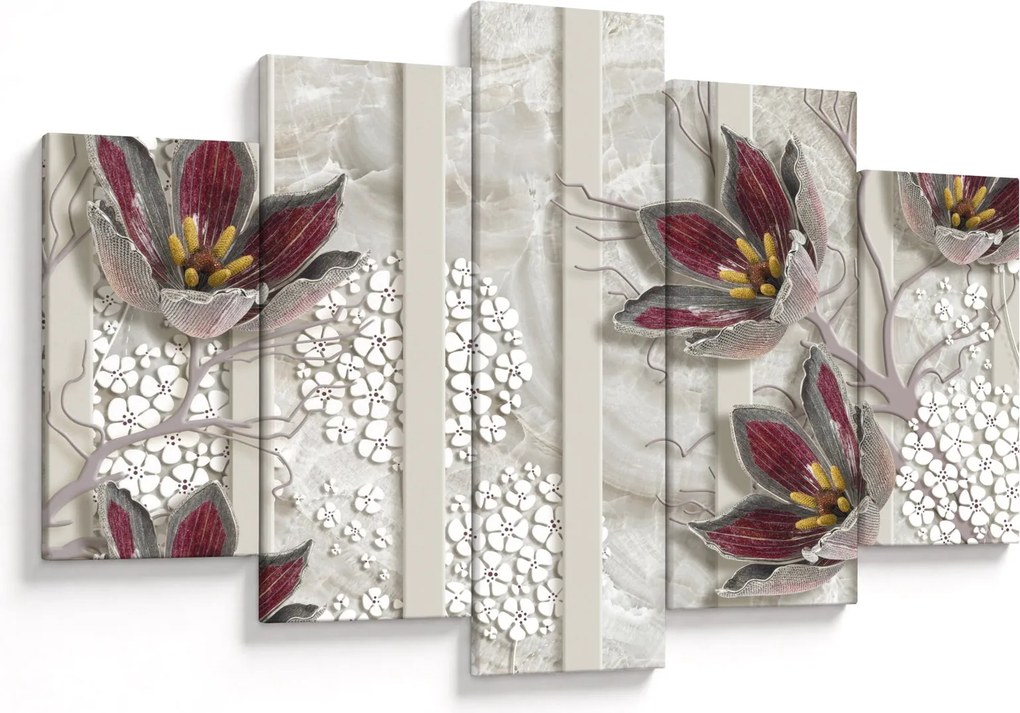 Tablou - Flori decorative (150x105 cm)