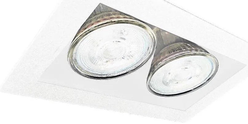 Brosline 3035 - Corp încastrat CAGE 2xGU10/10W/230V, alb