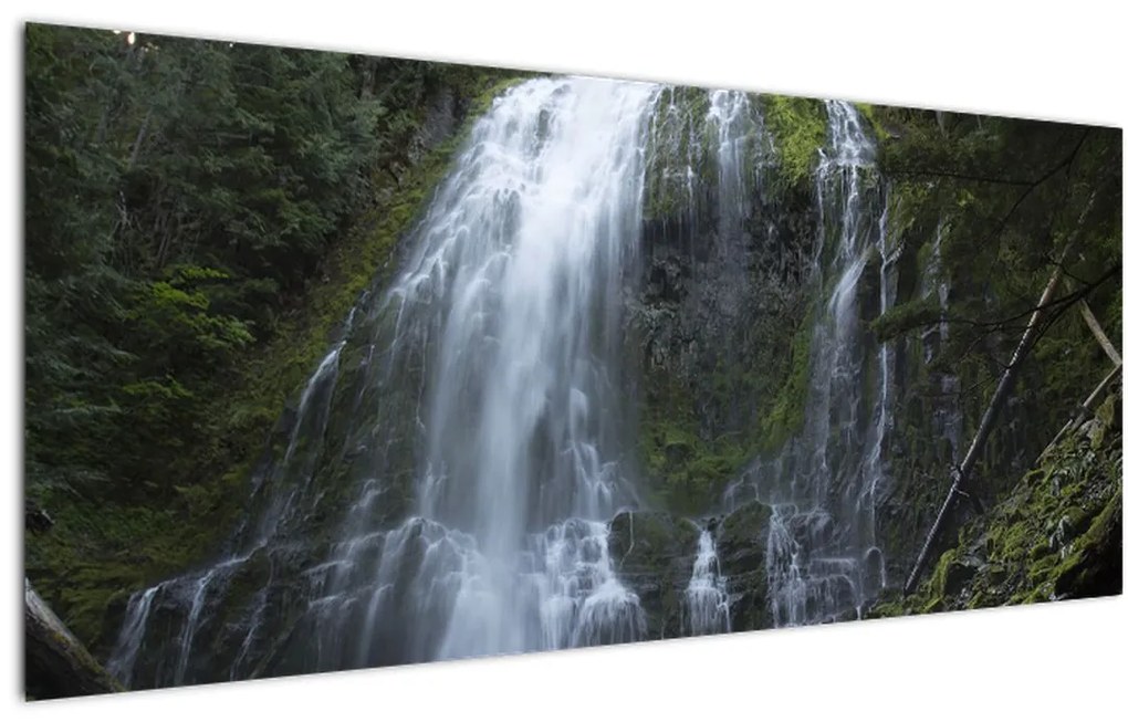 Tablou cu cascadă (120x50 cm)