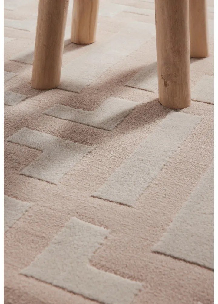 Covor tip traversă bej 80x240 cm Perles Onyx – Elle Decoration