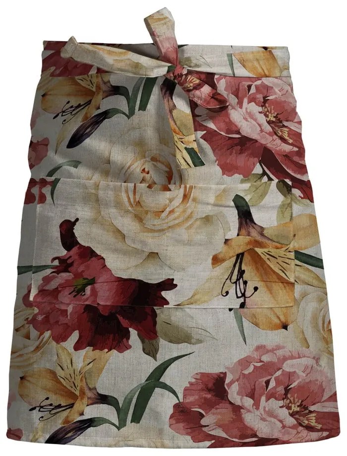 Șorț de bucătărie Linen Couture Delantal Spring Flowers