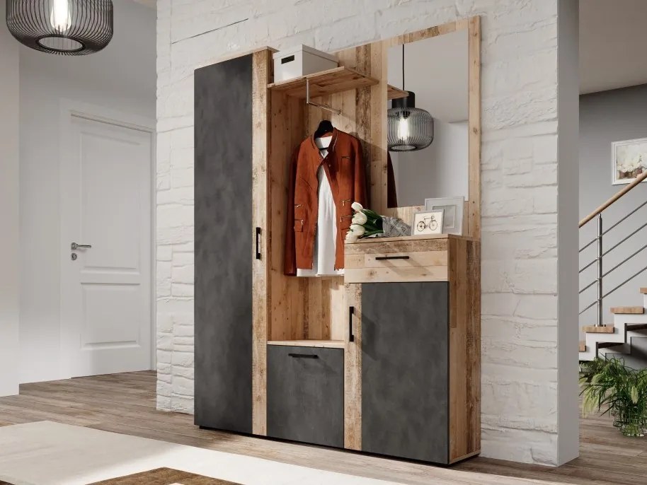 Cuier Trudy (old style wood + grafit). 1048430