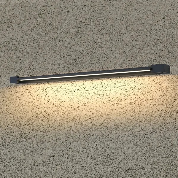Brilagi-LED Aplica LED pentru oglindă de baie AQUA LINE, 36W, 230V, 120 cm, IP44, negru