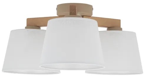 Brilagi - Lustra aplicată LATTE SABIA 3xE27/15W/230V pin/alb