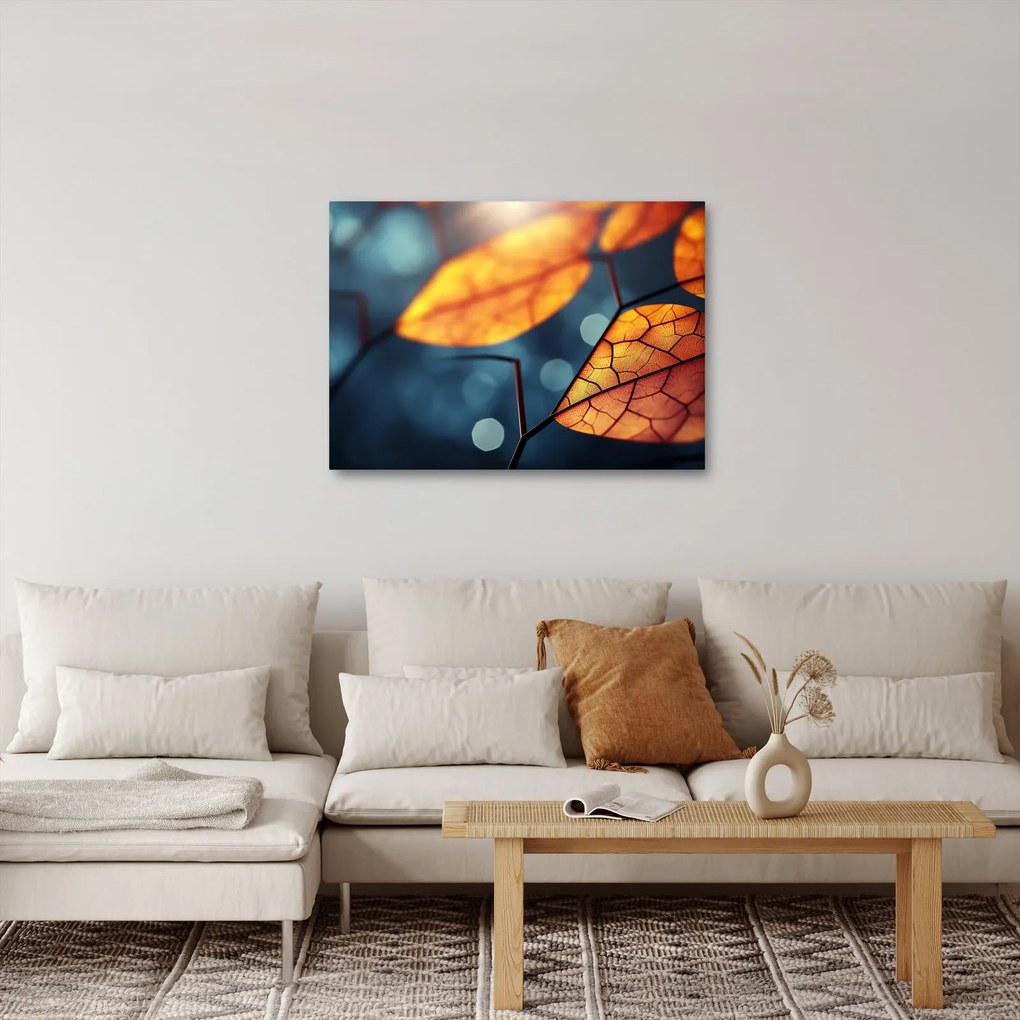 Tablou - Textura frunzelor (70x50 cm)