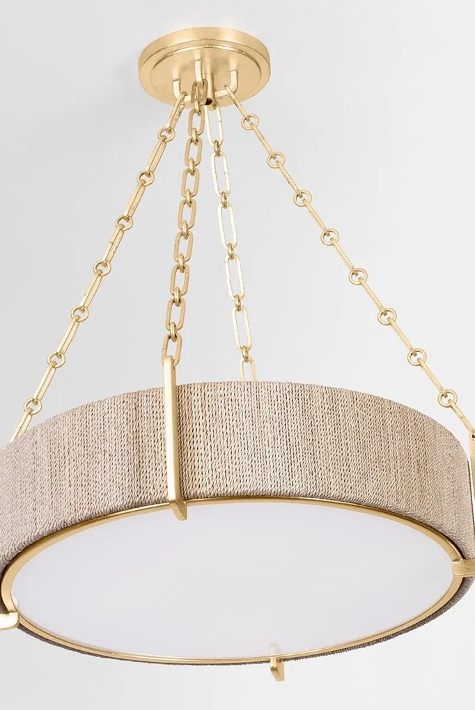 Lustra suspendata design LUX, Franghia Abaca, Quebec 78cm