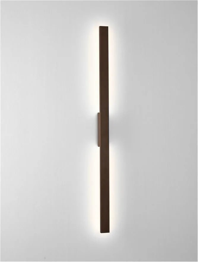 Aplica LED exterior design liniar 121cm IP65 DOUL corten