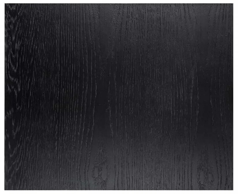 Masuta de cafea dreptunghiulara din stejar si metal Oakura 65x55x45 cm neagra