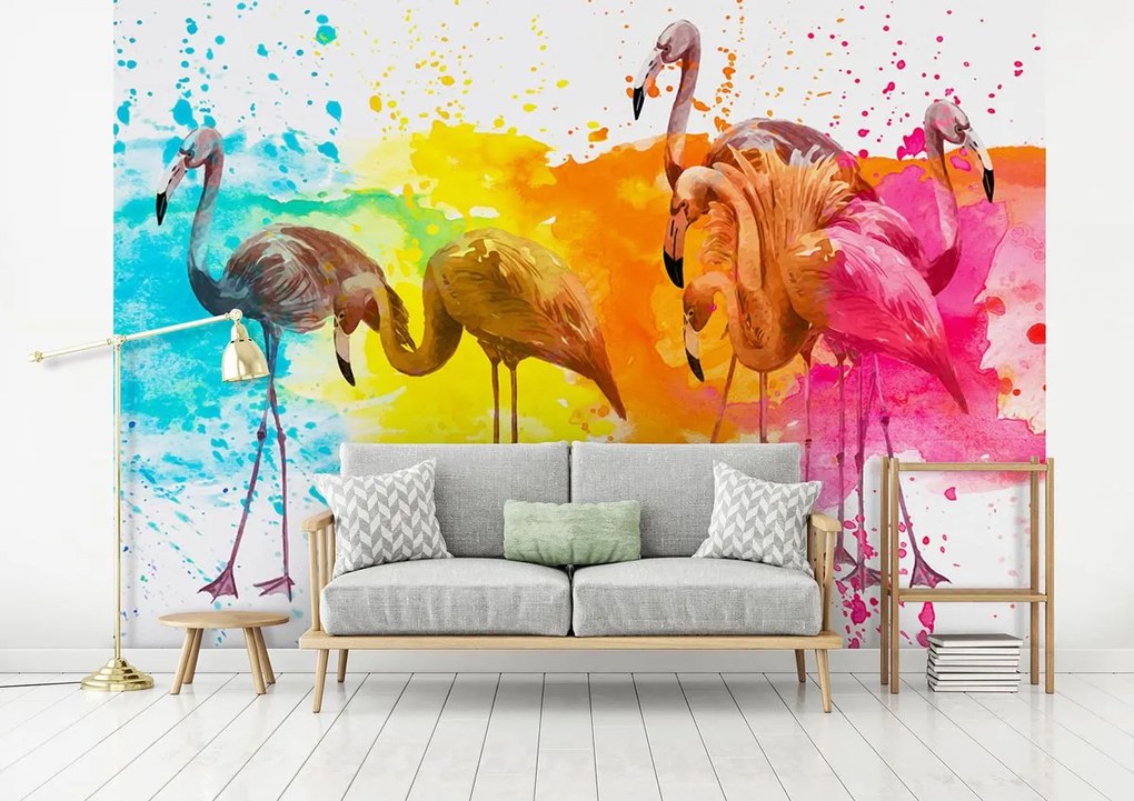 Fototapet - Flamingo (152,5x104 cm)
