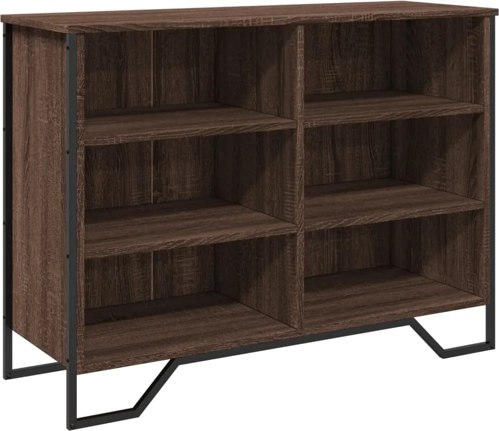 vidaXL Dulap, stejar maro, 101x35,5x74,5 cm, lemn prelucrat