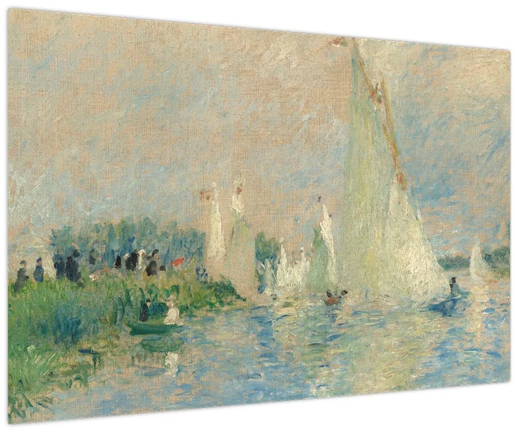 Tablou - Auguste Renoir, Regatta at Argenteuil, reproducere (90x60 cm)