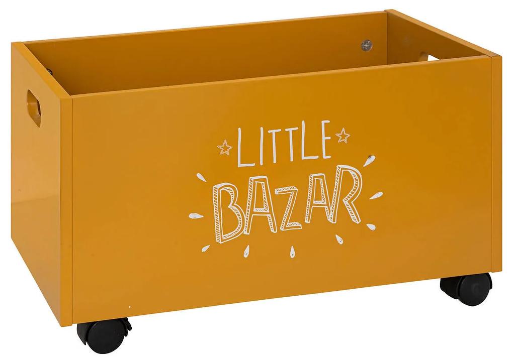 Cutie pentru jucarii cu roti BAZAR, 48 x 28 x 28,5 cm