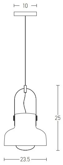 Lustră pe cablu 1xE27/40W/230V Zambelis 18191