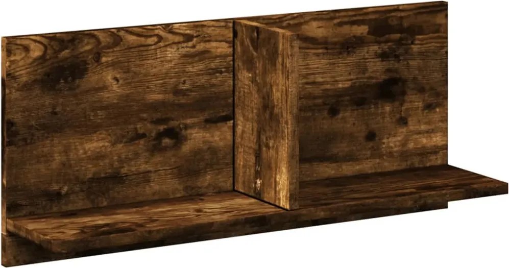 vidaXL Dulap de perete, stejar fumuriu, 70x16,5x30 cm, lemn prelucrat